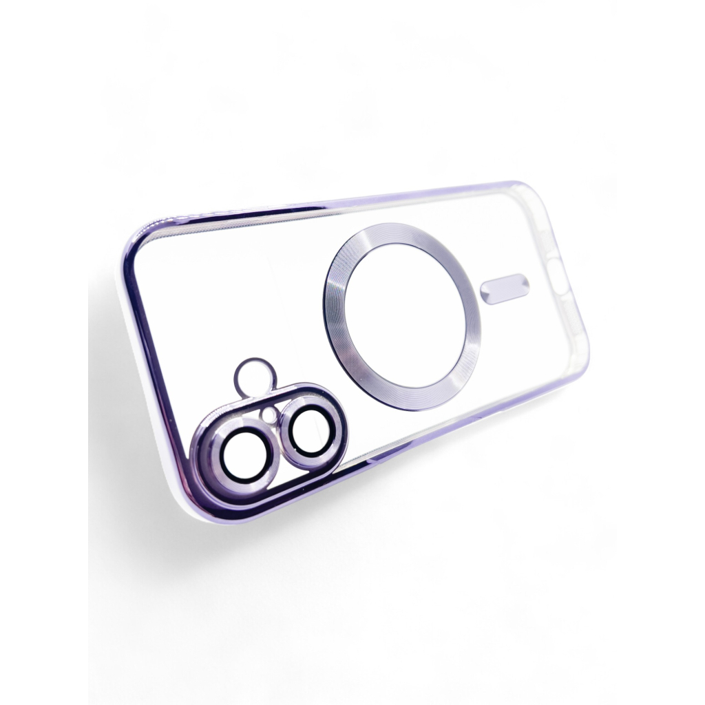 Чохол-накладка BeCover TPU Chrome Case MagSafe для Apple iPhone 16 Purple (712074) фото3