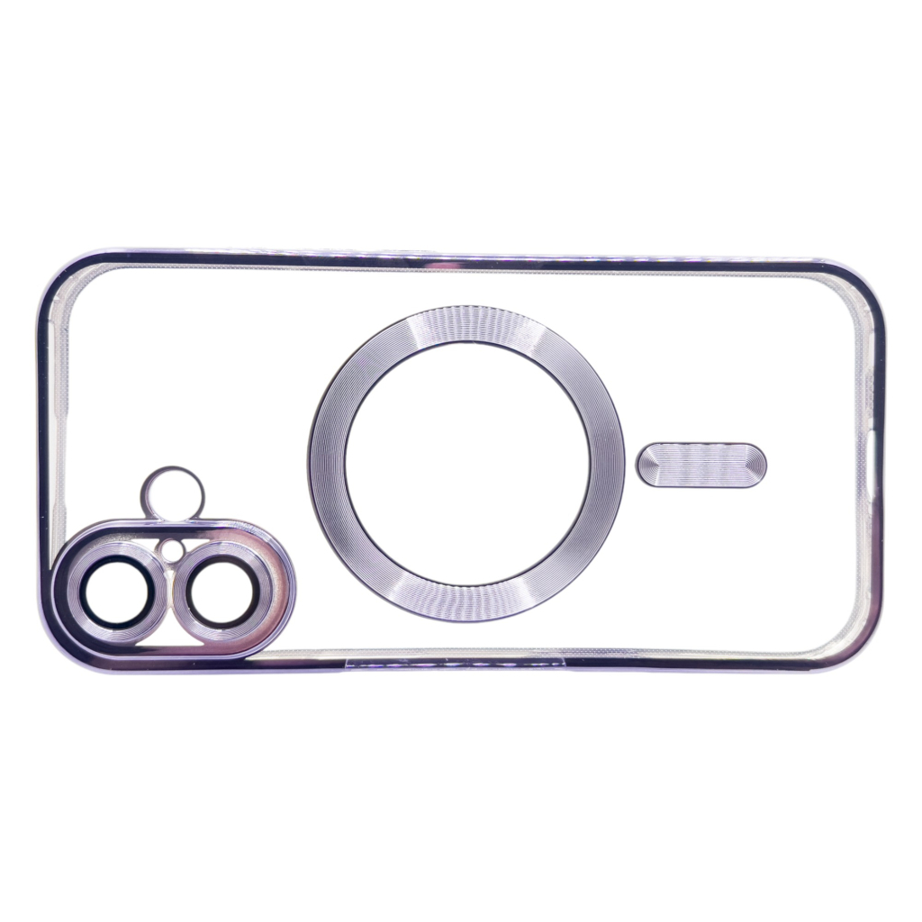 Чохол-накладка BeCover TPU Chrome Case MagSafe для Apple iPhone 16 Purple (712074) фото4