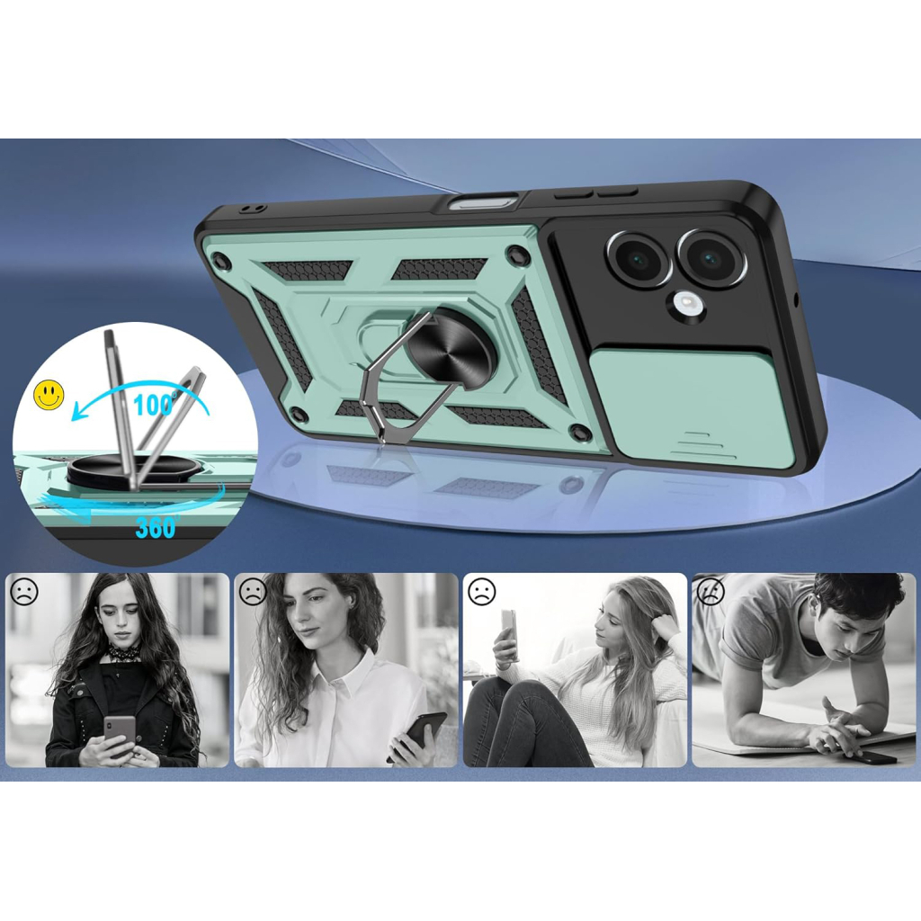 Чохол-накладка BeCover Military для Samsung Galaxy A06 SM-A065 Dark Green (713067) фото3
