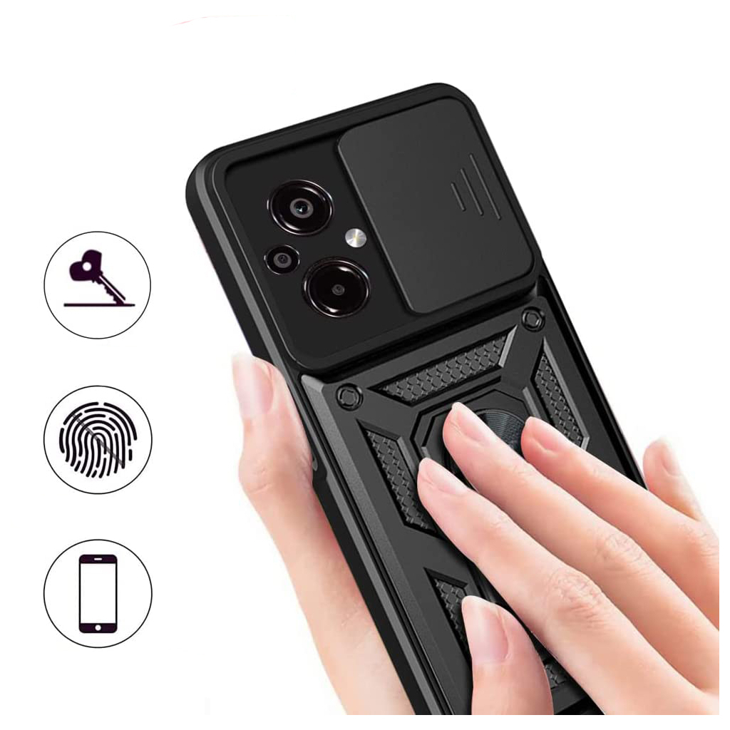 Чохол-накладка BeCover Military для Xiaomi Poco M5 4G Black (709121) фото2