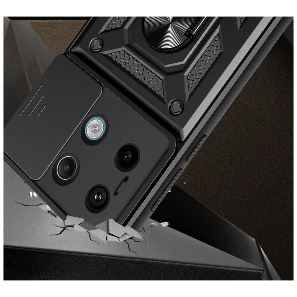 Чохол-накладка BeCover Military для Poco X6 5G Black (711006) фото5