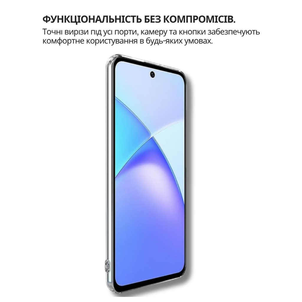 Чохол-накладка BeCover для Infinix Smart 10 (X6725) Transparancy (714665) фото2