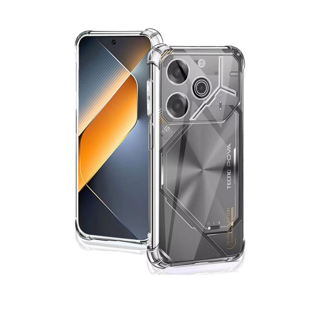 Чохол-накладка BeCover Anti-Shock для Tecno Pova 6 (LI7) Clear (712784) фото2