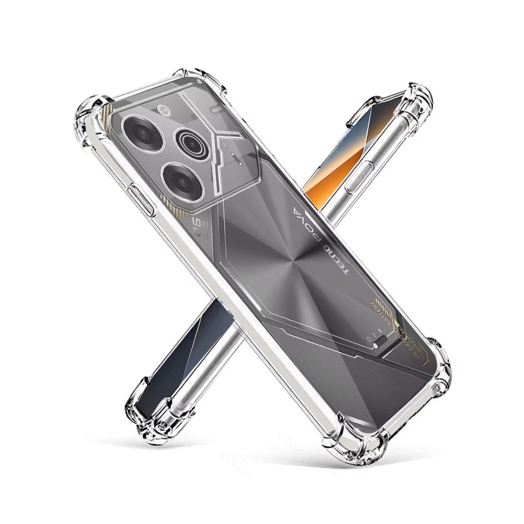 Чохол-накладка BeCover Anti-Shock для Tecno Pova 6 (LI7) Clear (712784) фото3