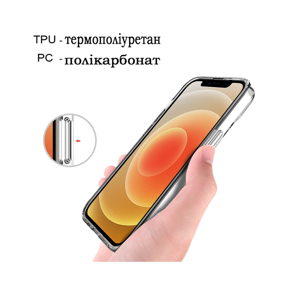 Чохол-накладка BeCover Space Case для Apple iPhone 14 Plus Transparancy (708582) фото4