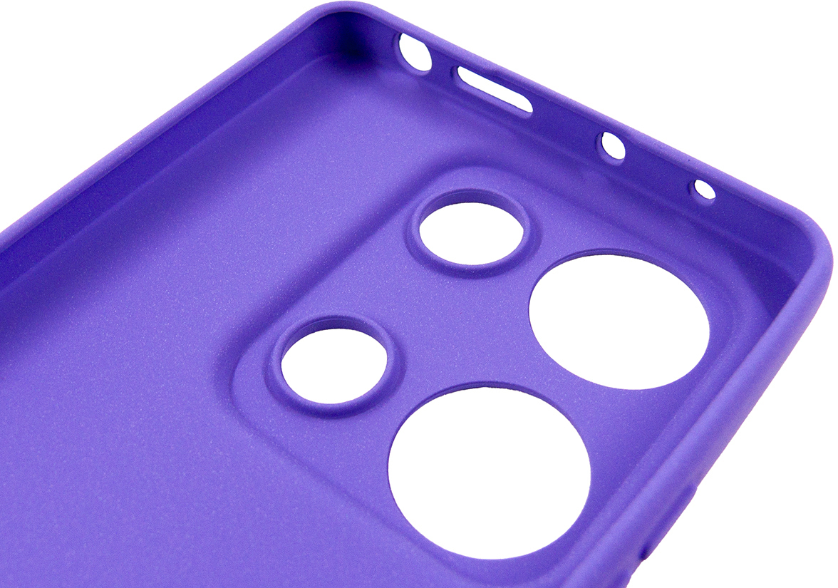 Чохол-накладка Dengos Carbon для Xiaomi Redmi Note 14S Violet (DG-TPU-CRBN-228) фото4