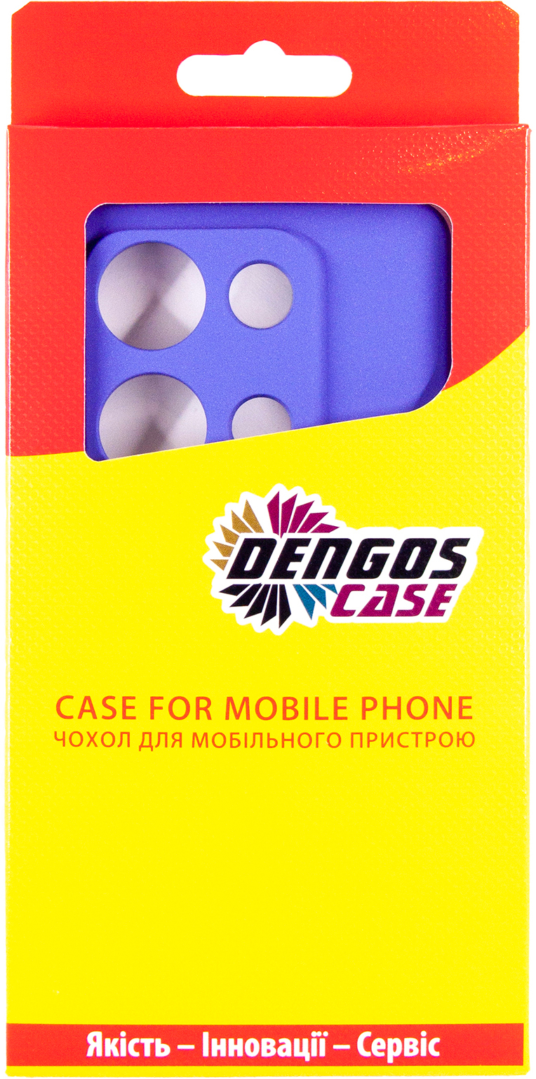 Чохол-накладка Dengos Carbon для Xiaomi Redmi Note 14S Violet (DG-TPU-CRBN-228) фото5