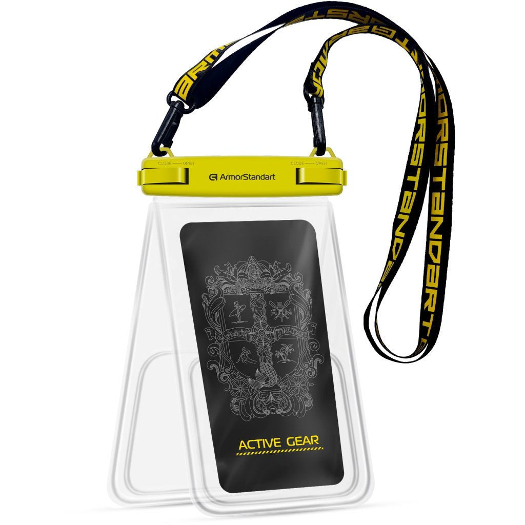 Чохол до мобільного телефона Armorstandart Waterproof Сapsule Double Pockets Yellow (ARM84416) фото2