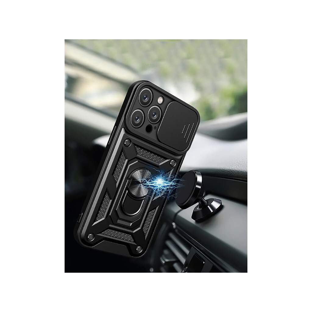 Чохол до мобільного телефона BeCover Military Apple iPhone 15 Pro Black (709953) фото5