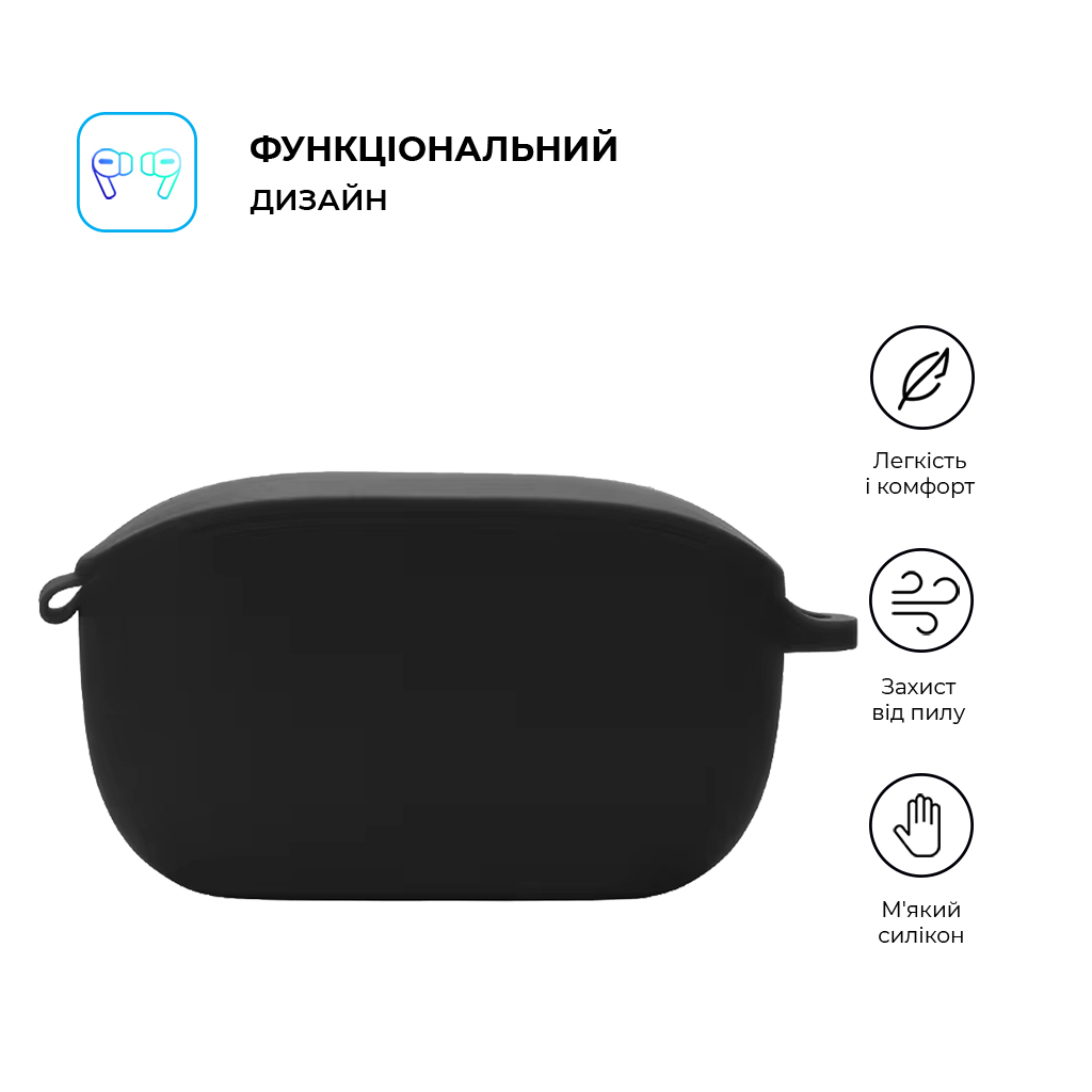 Чехол для наушников Armorstandart Hang Case для JBL Wave Buds Black (ARM79915) фото2