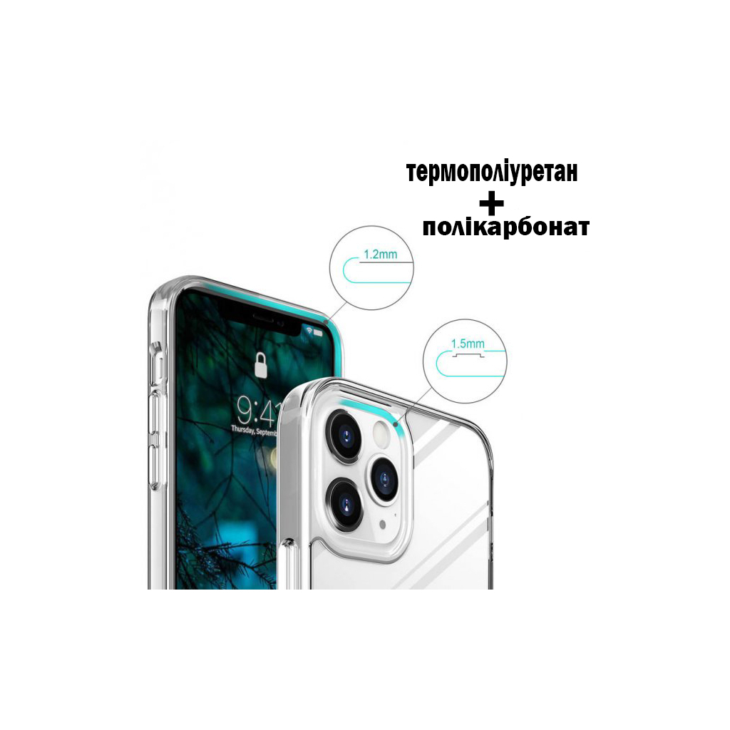 Чохол-накладка BeCover Space Case для Apple iPhone 13 Pro Transparancy (707796) фото3