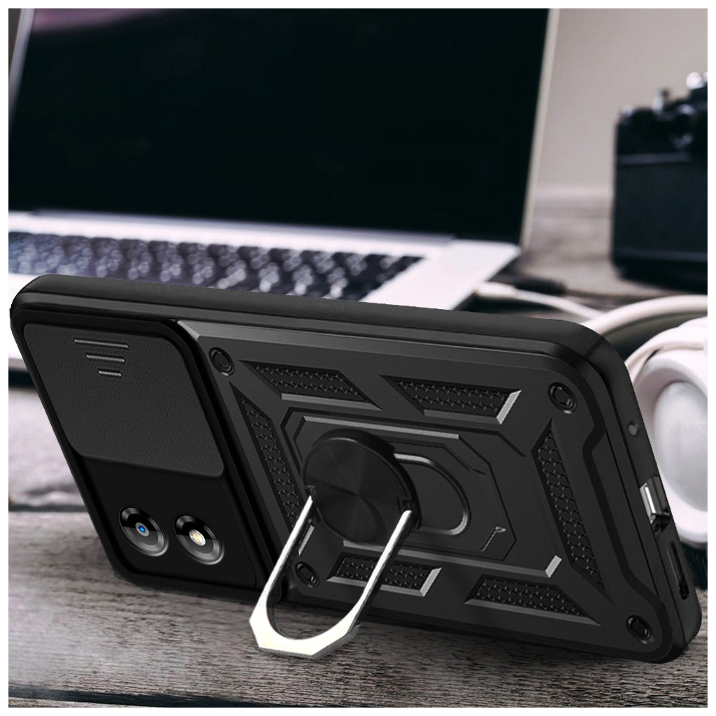 Чохол-накладка BeCover Military для Motorola Moto E14 Black (713052) фото3