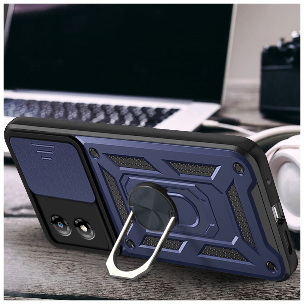 Чохол-накладка BeCover Military для Motorola Moto E14 Blue (713053) фото4