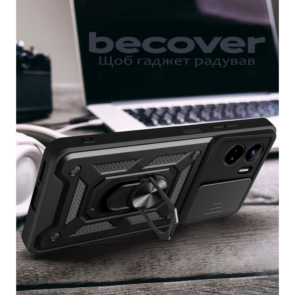 Чохол-накладка BeCover Military для Honor 90 Lite Black (710999) фото3