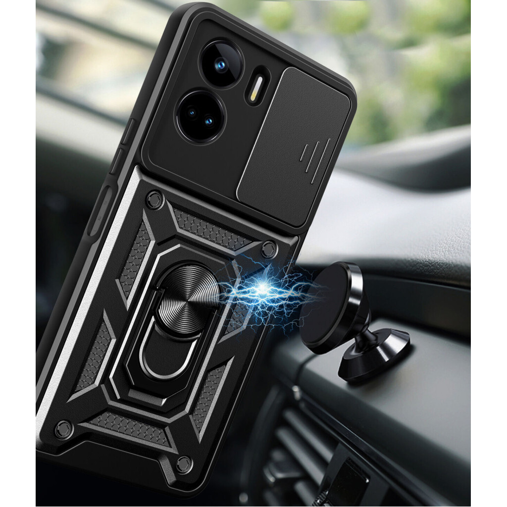 Чохол-накладка BeCover Military для Honor 90 Lite Black (710999) фото4