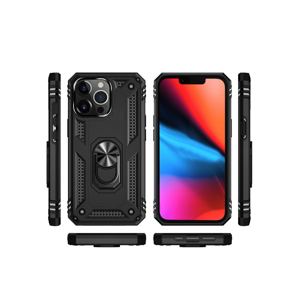 Чохол-накладка BeCover Military для Apple iPhone 13 Pro Black (707104) фото2