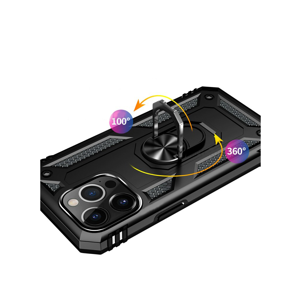 Чохол-накладка BeCover Military для Apple iPhone 13 Pro Black (707104) фото3