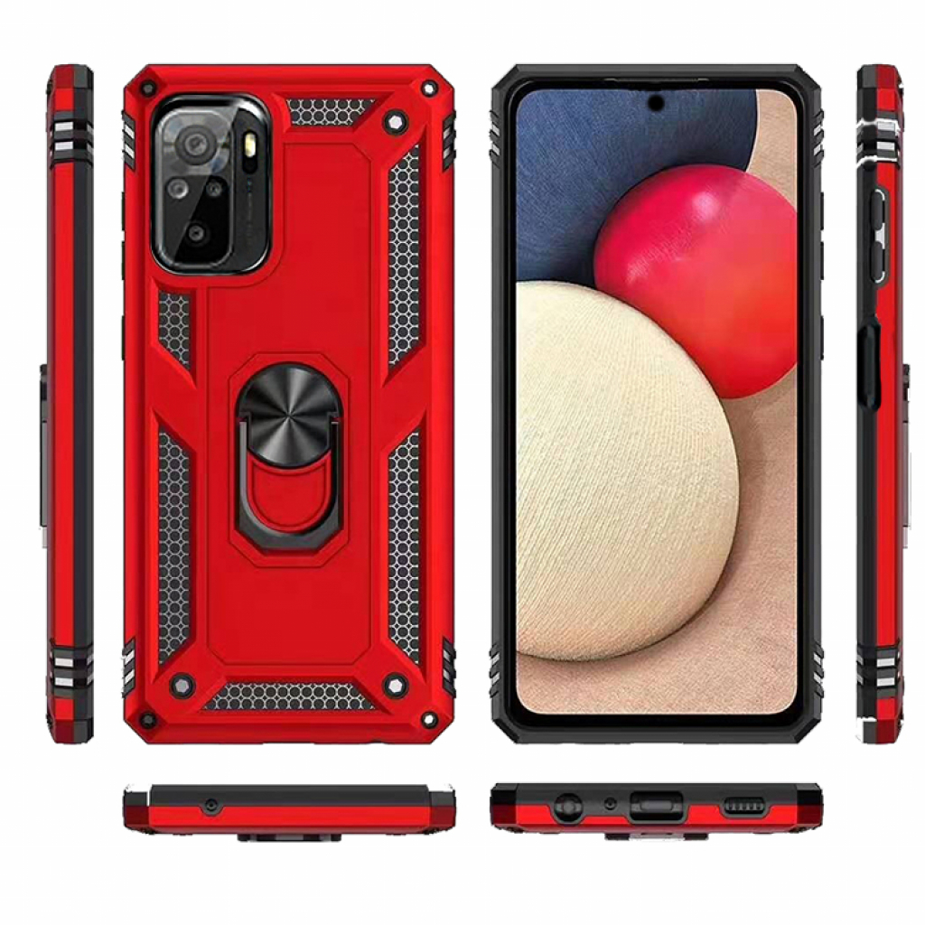 Чохол-накладка BeCover Military для Xiaomi Redmi Note 10/10s Red (706130) фото3
