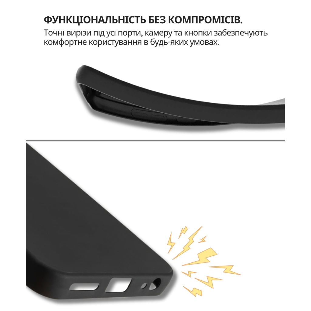 Чохол-накладка BeCover для Tecno Spark Go 2 (KM4) Black (714681) фото3