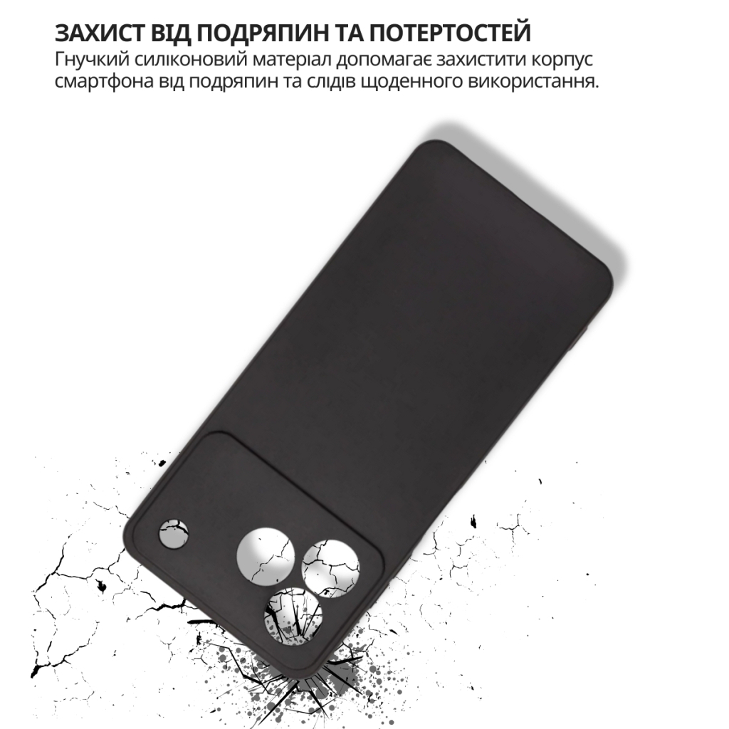 Чохол-накладка BeCover для ZTE Blade A76 4G Black (714934) фото4