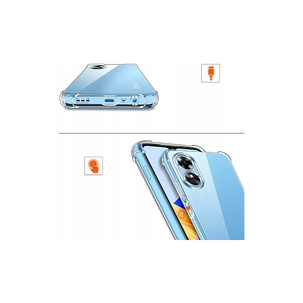 Чохол-накладка BeCover Anti-Shock для Oppo A17 Clear (708894) фото4