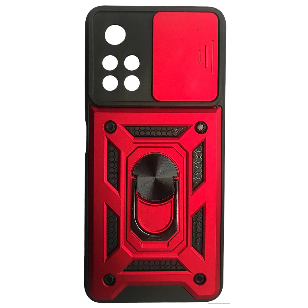 Чохол-накладка BeCover Military для Xiaomi Poco M4 Pro 5G Red (707122) фото5
