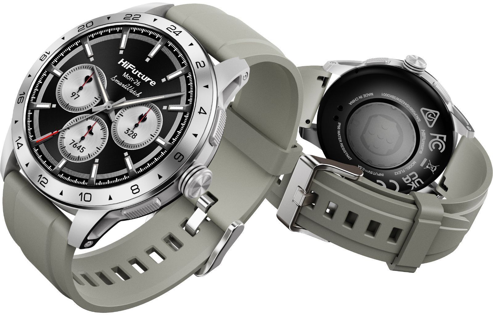 Смарт-годинник HiFuture Flex2 Silver (flex2.silver) фото