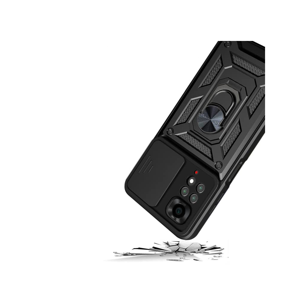 Чохол-накладка BeCover Military для Xiaomi Redmi Note 11/Note 11S Black (707413) фото3