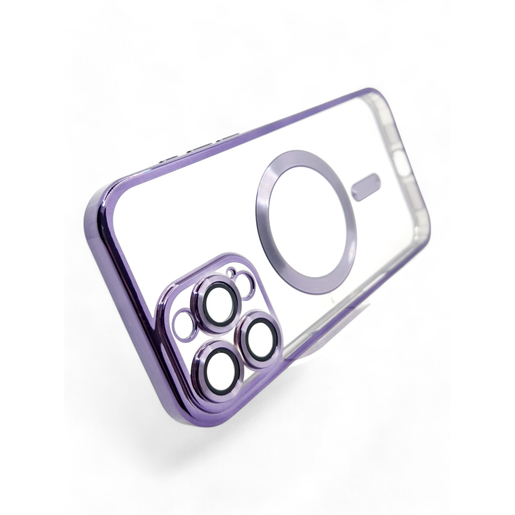Чохол-накладка BeCover TPU Chrome Case MagSafe для Apple iPhone 16 Pro Purple (712084) фото