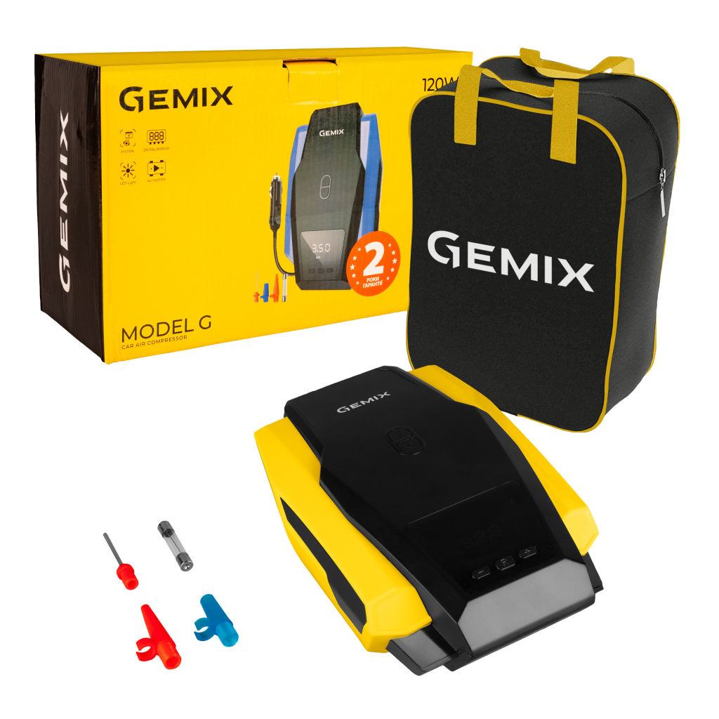 Автомобильный компрессор Gemix Model G black/yellow (10700093) фото2