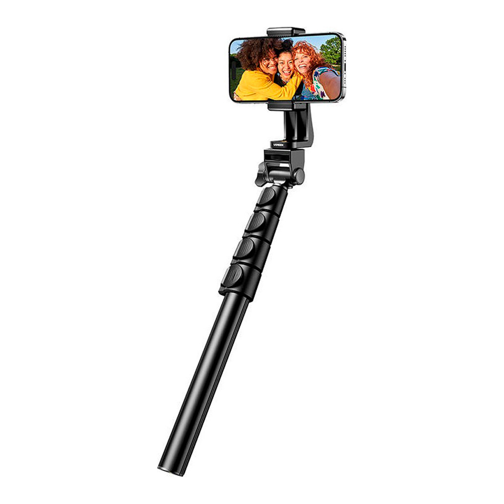 Штатив Ugreen LP680 Selfie Stick Tripod with Bluetooth Remote Black (15609) фото2