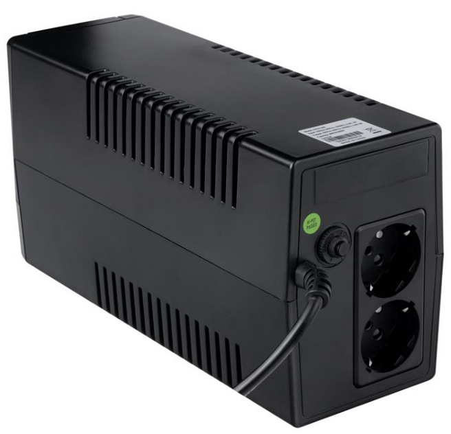 ДБЖ Prologix 800 Lin.int., AVR, 2 x євро, пластик (PLP800VA2LED) фото4