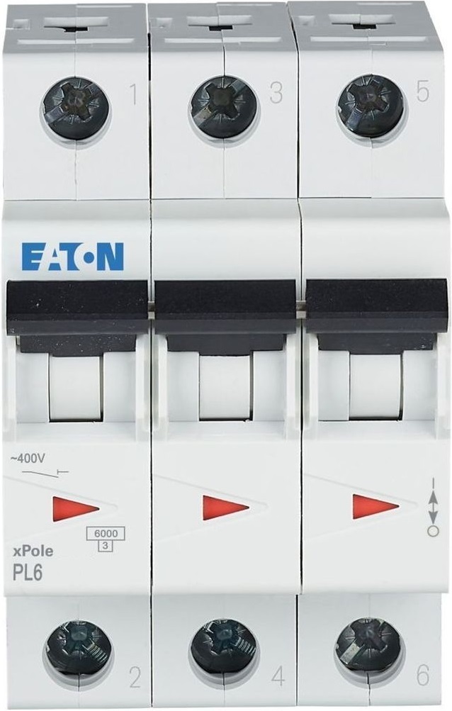 Автоматичний вимикач Eaton 3-п. М3 С 63А PL6 6кА фото2