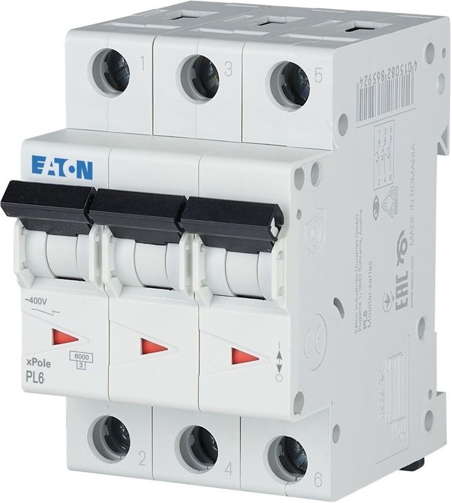 Автоматичний вимикач Eaton 3-п. М3 С 63А PL6 6кА фото3