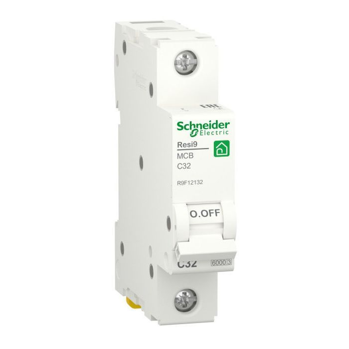 Автоматичний вимикач Schneider Electric RESI9 6kA 1P 32A C (R9F12132) фото2
