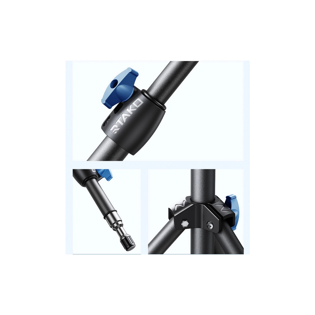 Штатив Rtako ZJ-ZB01 55CM Matte Finish Carbon Steel Tripod Black (6930539528246) фото3