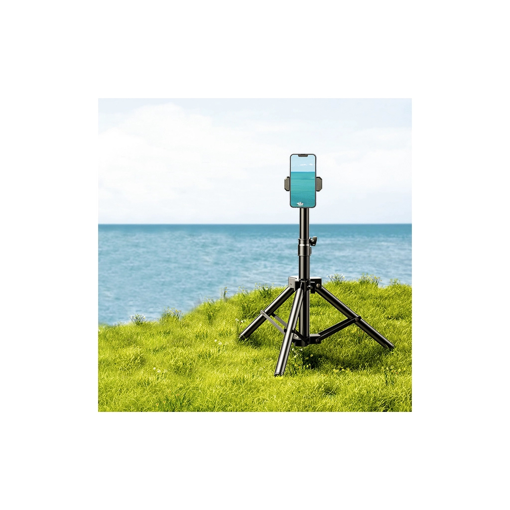 Штатив Rtako ZJ-ZB01 55CM Matte Finish Carbon Steel Tripod Black (6930539528246) фото4