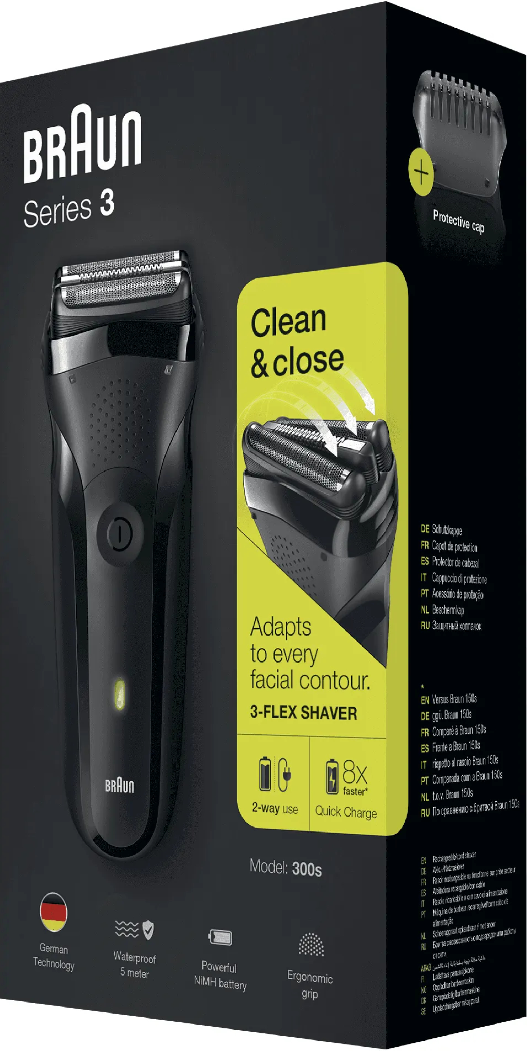 Електробритва Braun Series 3 300 Black фото5