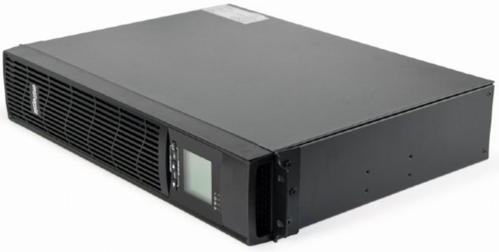 ДБЖ EnerGenie EG-UPSRACK-10 1000VA, Line Int., AVR, 3xIEC+1xSchuko, метал фото