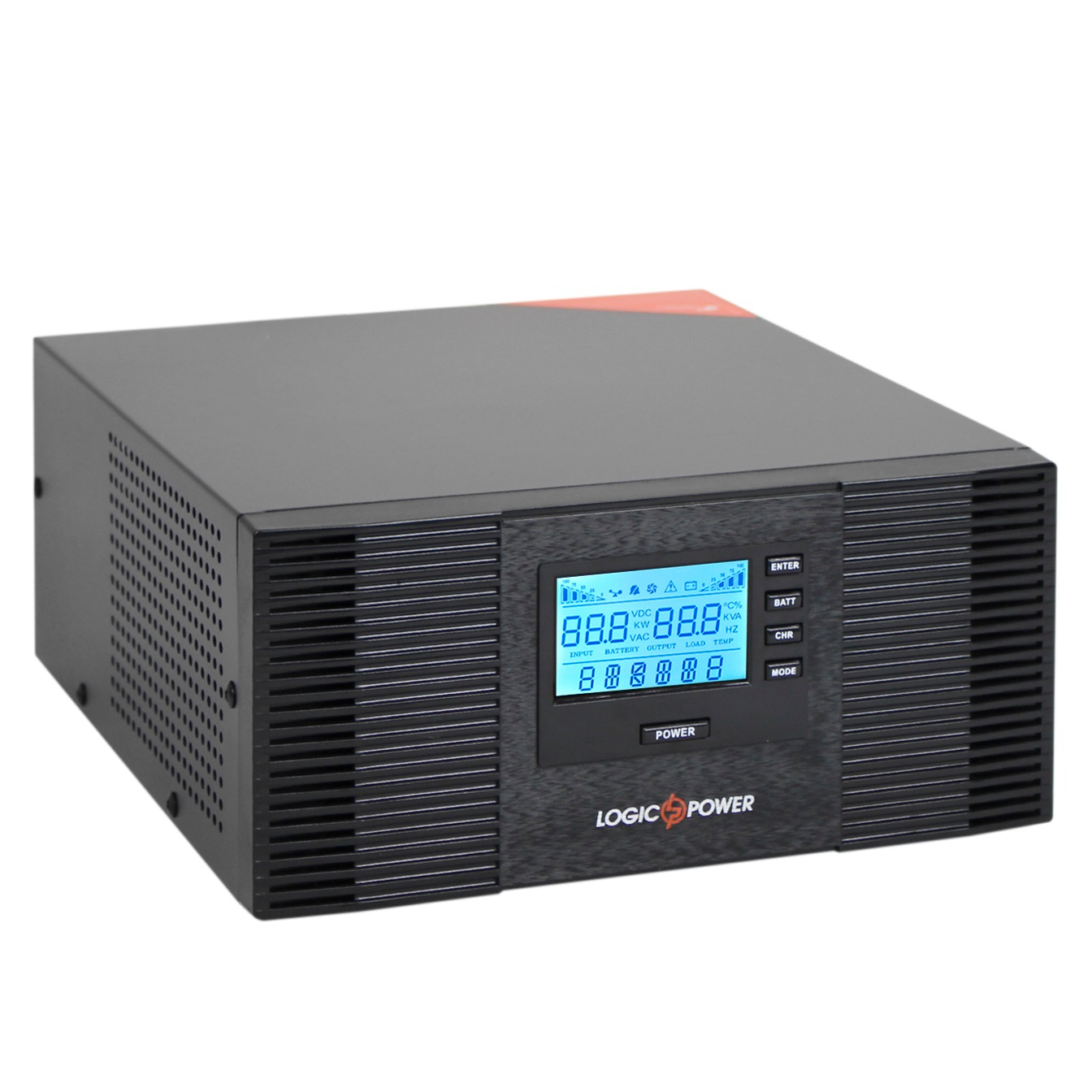 ИБП LogicPower LPM-PSW-1500VA (1050 Вт), Lin.int., AVR, 2 x евро, метал фото