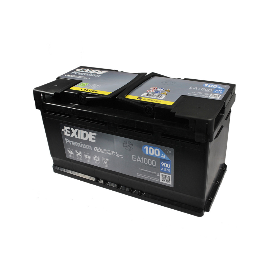 Акумулятор автомобільний EXIDE PREMIUM 100A (EA1000) фото2