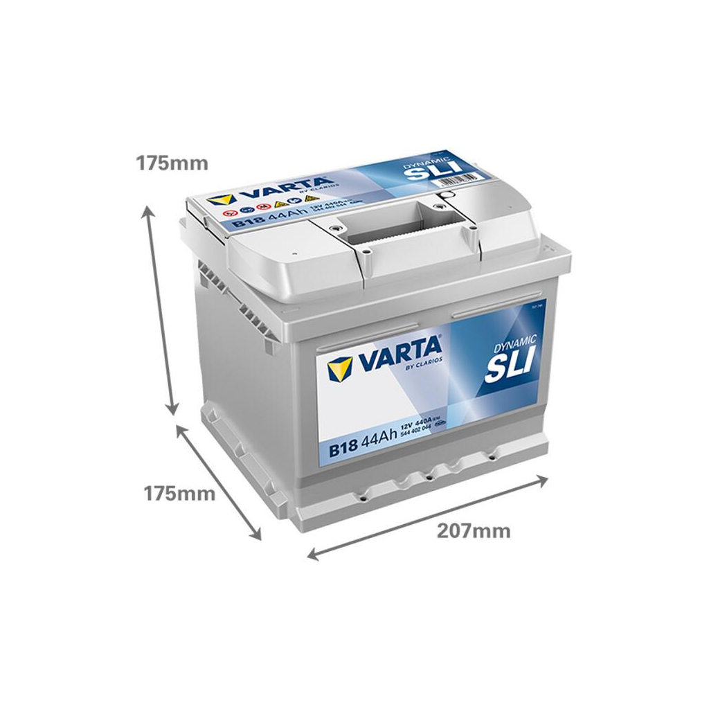 Акумулятор автомобільний Varta Blue Dynamic 44Ah (544402044) фото3