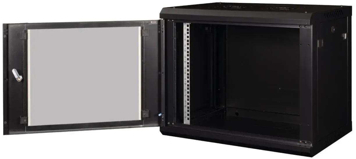 Шафа настінна Hypernet 19", 6U, 600x450 мм, ProLine, Black (PL-WMNC-6U-BLACK) фото3