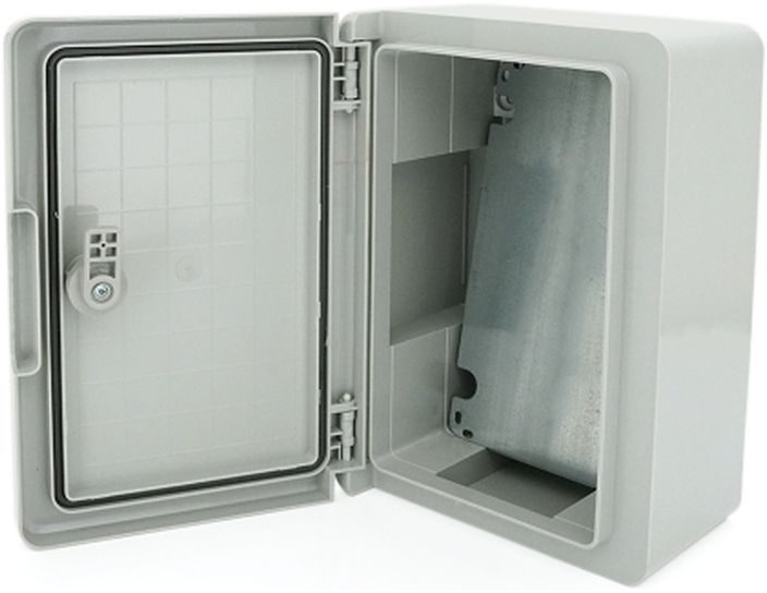Шафа настінна ADAL PANO 300x200x130 мм, IP65, ударостійкий ABS-пластик (144841 / 108876) фото2
