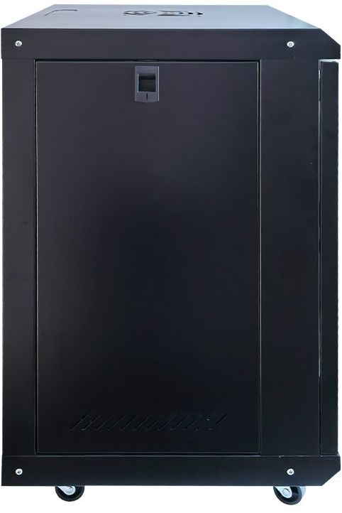 Шафа настінна GEAR 19", 15U, 600x600x750 мм, з полицею 19", Black (GWMSN-15U-600-600) фото4