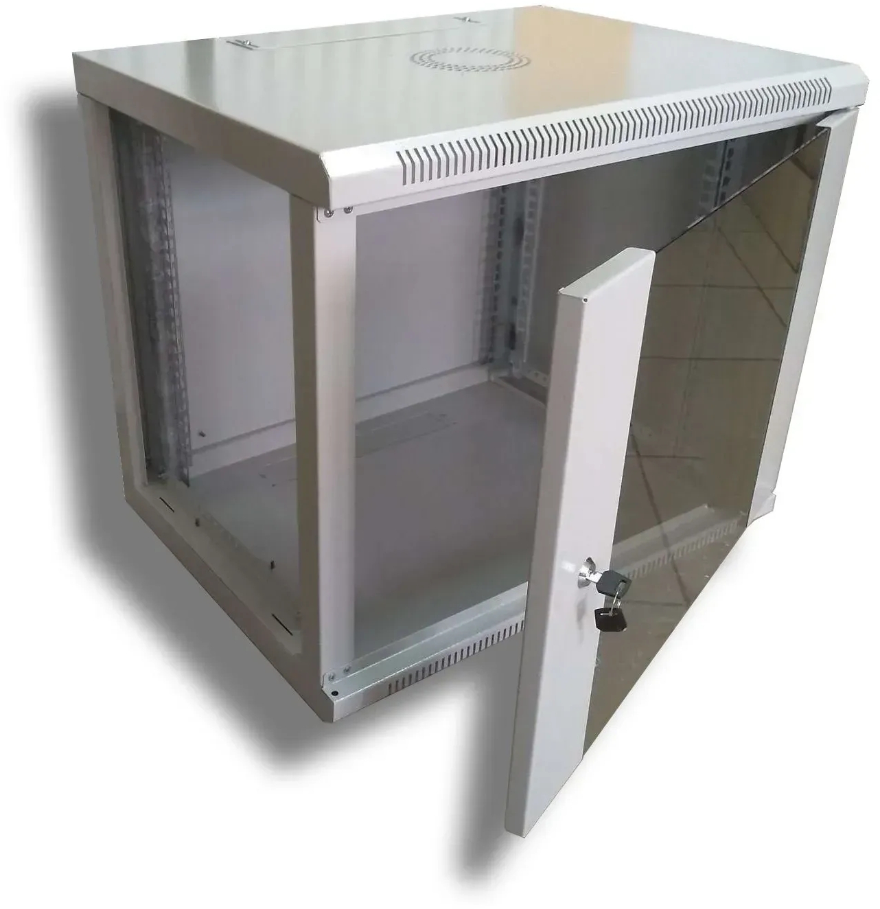Шафа настінна Hypernet 19", 9U, 600x350 мм (WMNC-35-9U-FLAT) фото2