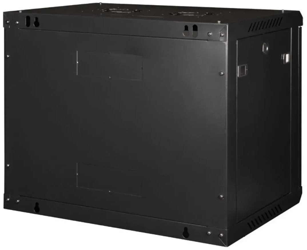 Шафа настінна Hypernet 19", 9U, 600x600 мм, ProLine, Black (PL-WMNC66-9U-BLACK) фото4