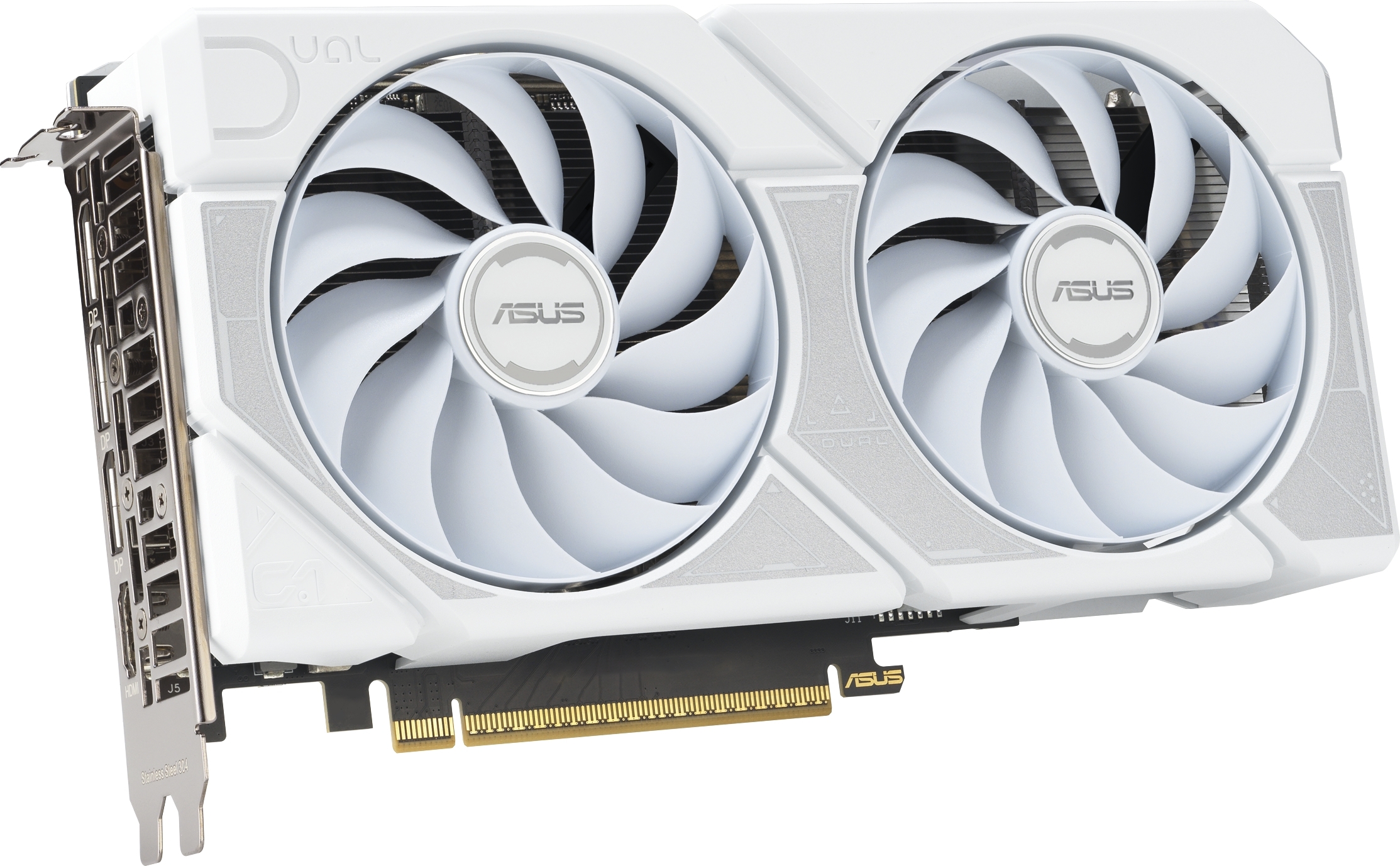 Видеокарта ASUS GeForce RTX 5060 Ti 16GB GDDR7 DUAL WHITE OC (DUAL-RTX5060TI-O16G-WHITE) фото2