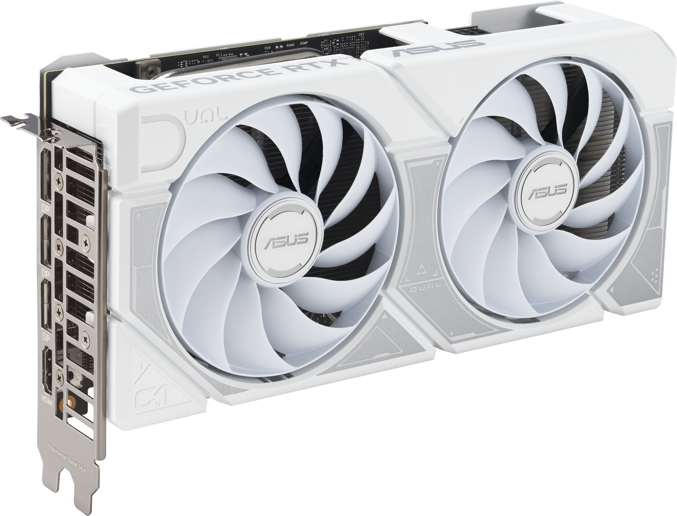 Видеокарта ASUS GeForce RTX 5060 Ti 16GB GDDR7 DUAL WHITE OC (DUAL-RTX5060TI-O16G-WHITE) фото3