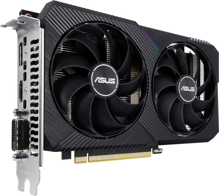 Відеокарта ASUS GeForce RTX 3050 8GB GDDR6 DUAL OC (DUAL-RTX3050-O8G-V2) фото2